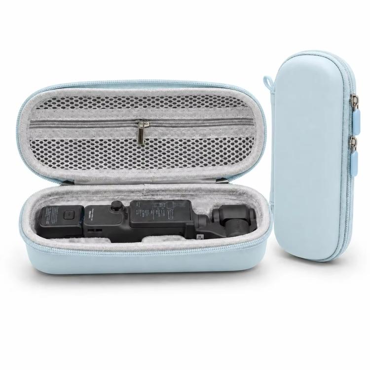 For DJI Osmo Pocket 4 EVA Hard Shell Protective Organizer Bag(Blue)
