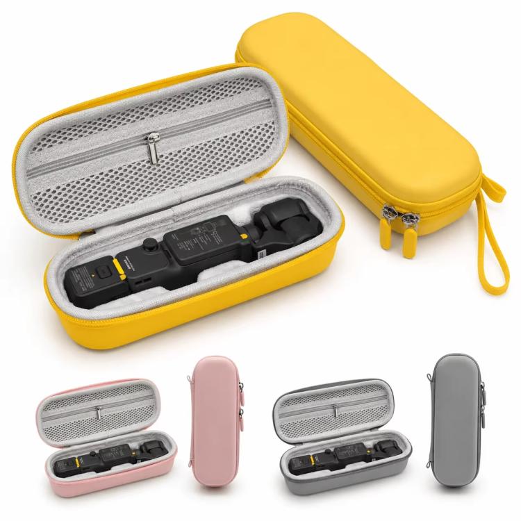 For DJI Osmo Pocket 4 EVA Hard Shell Protective Organizer Bag(Yellow) - Image 2
