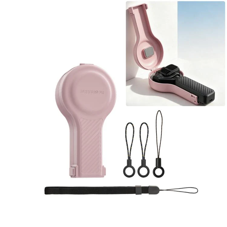 For DJI Osmo Pocket 4P Sunnylife Bulb-Shaped Gimbal Camera Protective Cover Storage Box with Lanyard, Model:OP4-K245 Standard(Pink)