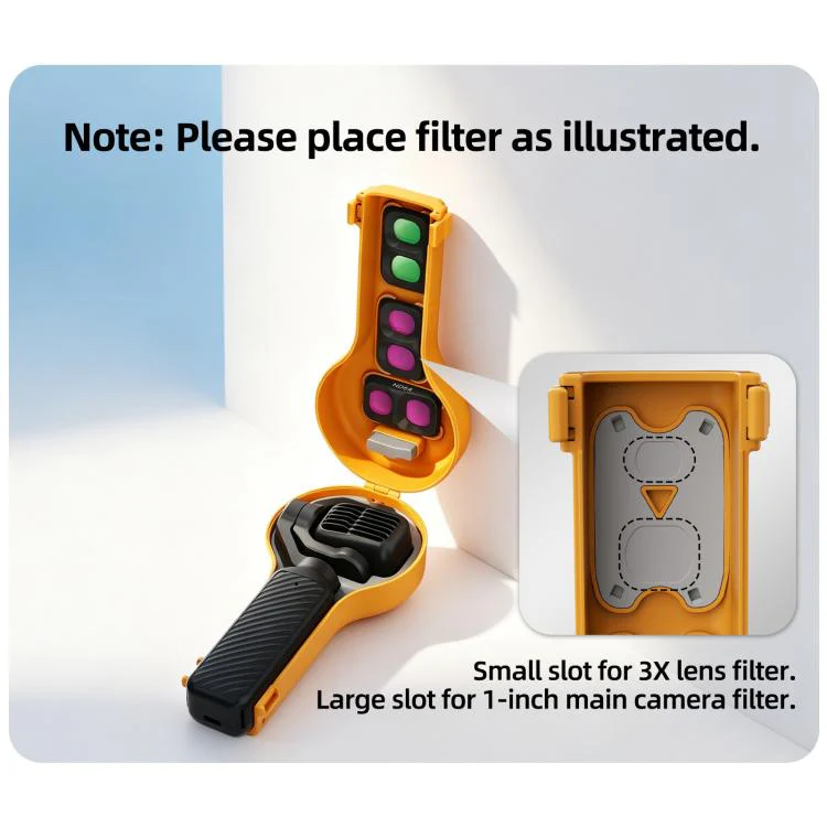 For DJI Osmo Pocket 4P Sunnylife Bulb-Shaped Gimbal Camera Protective Cover Storage Box with Lanyard, Model:OP4-K245 Standard(Pumpkin Yellow) - Image 4
