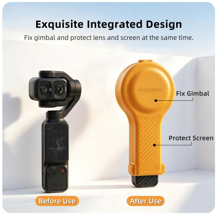 For DJI Osmo Pocket 4P Sunnylife Bulb-Shaped Gimbal Camera Protective Cover Storage Box with Lanyard, Model:OP4-K245 Standard(Purple) - Image 6