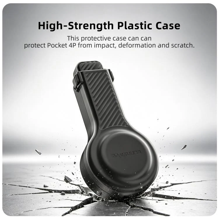 For DJI Osmo Pocket 4P Sunnylife Bulb-Shaped Gimbal Camera Protective Cover Storage Box with Lanyard, Model:OP4-K246 Upgraded(Pumpkin Yellow) - Image 9