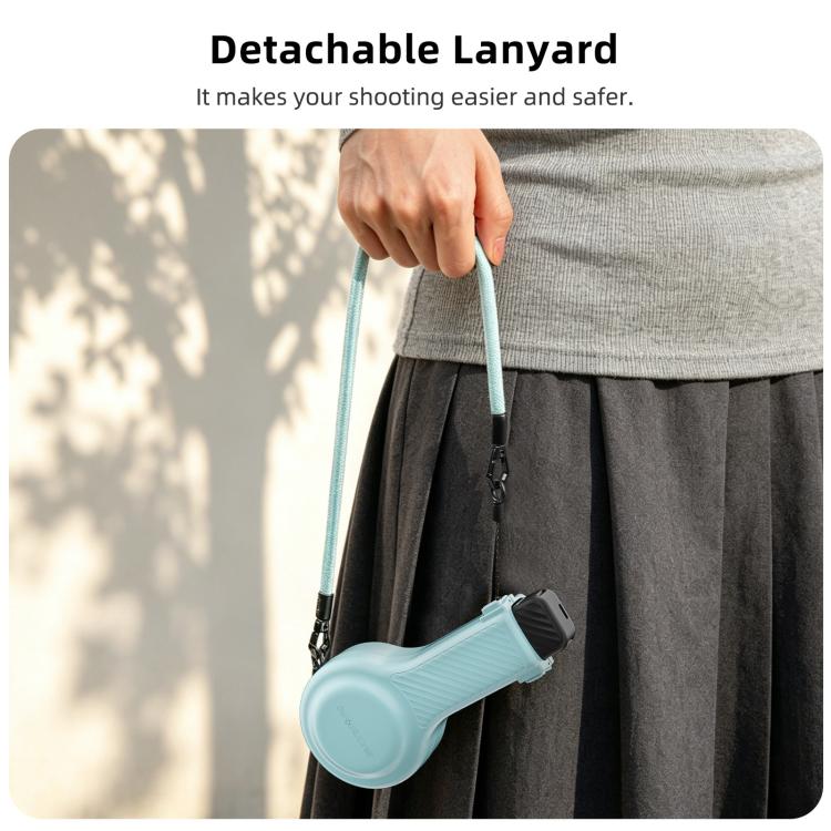 For DJI Osmo Pocket 4P Sunnylife Bulb-Shaped Gimbal Camera Protective Cover Storage Box with Lanyard, Model:OP4-K246 Upgraded(Sky Blue) - Image 12
