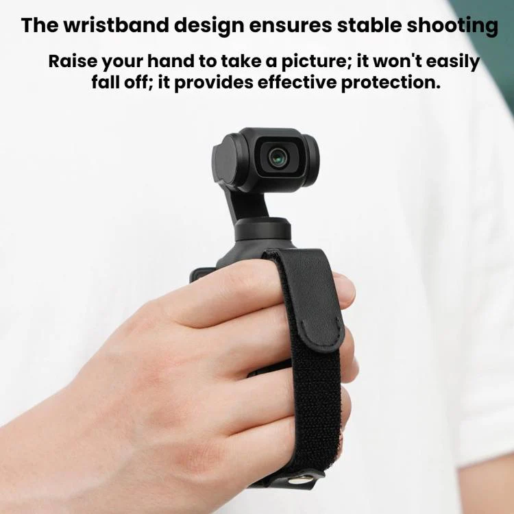 For DJI Pocket 4 / 3 Flymile Multi-Functional Handheld Extender Frame With Strap Mount(Black) - Image 3