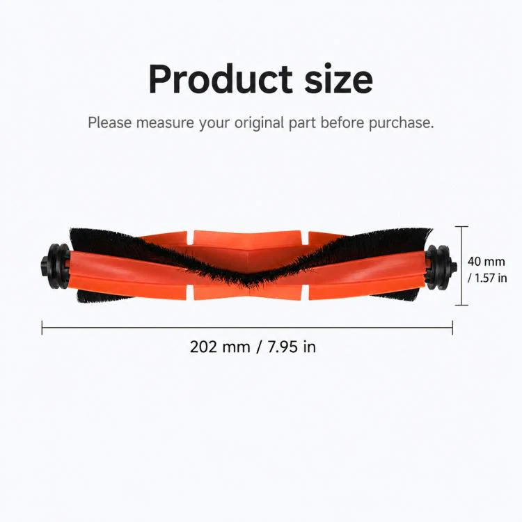 For Dreame P50 Pro Robot Vacuum Cleaner Replacement Parts, Specification:Main Brush - Image 3