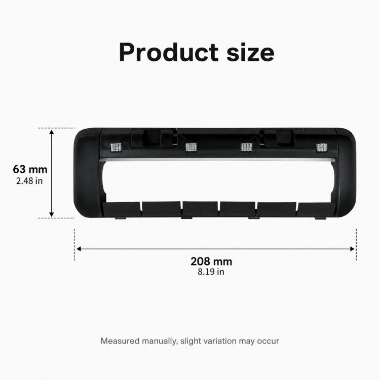 For Dreame P50 Pro Robot Vacuum Cleaner Replacement Parts, Specification:Main Rubber Brush Cover - Image 3