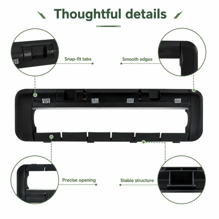 For Dreame P50 Pro Robot Vacuum Cleaner Replacement Parts, Specification:Main Rubber Brush Cover - Image 4