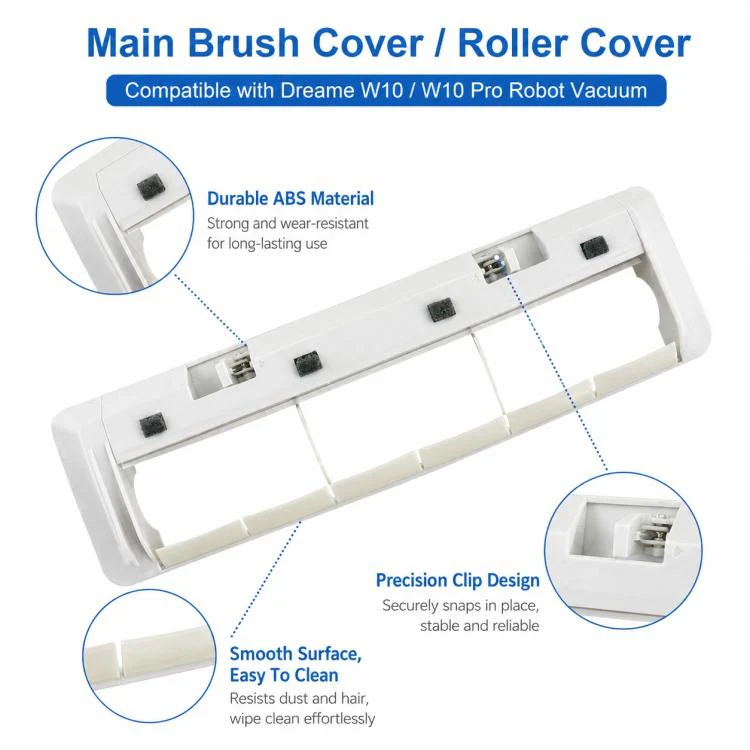 For Dreame W10 / W10 Pro Robot Vacuum Cleaner Replacement Parts, Main Brush Cover - Image 3