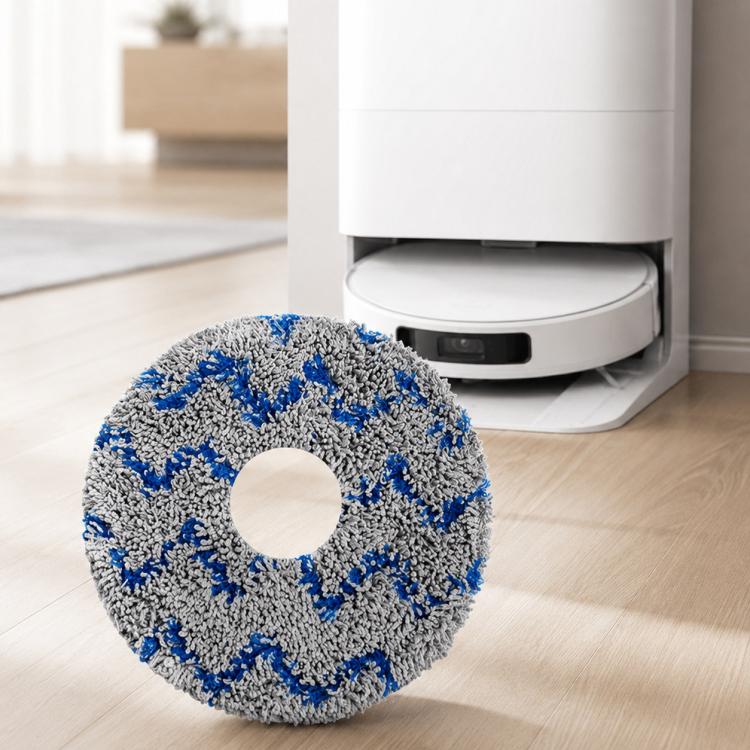 For Dreame X50 / X50 Pro / X40 Enhanced Edition / S40 Enhanced Edition Robot Vacuum Cleaner Replacement Parts, Blue Striped Mop Pad