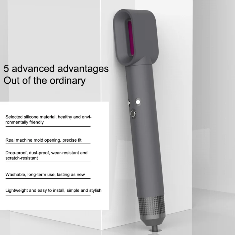 For Dyson Airwrap Hair Modeling Dryer Shockproof Silicone Case (Purple) - Image 6