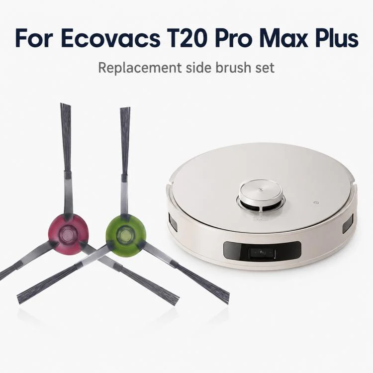 For Ecovacs DEEBOT T20 Pro / T20 Max / T20 Replacement Parts, Dual Grey Side Brush - Image 6