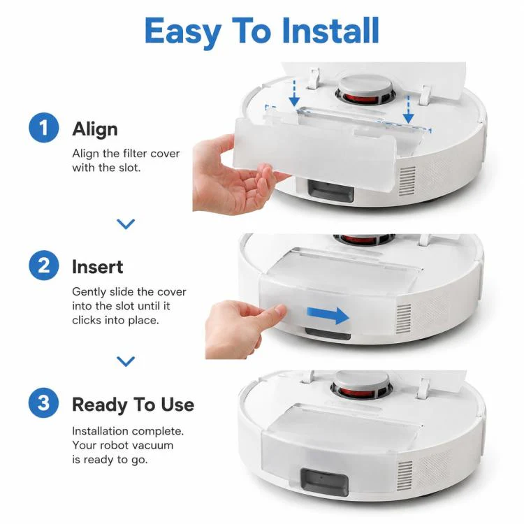 For Ecovacs DEEBOT T5 / T5 Max / N5 / N8 / DV35 / DJ65 / DX55 Replacement Parts, Dust Box Flap - Image 7