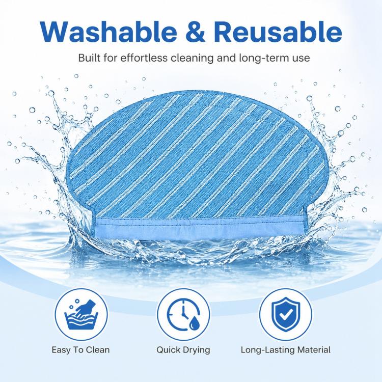 For Ecovacs DEEBOT T5 / T5 Max / N5 / N8 / DV35 / DJ65 / DX55 Replacement Parts, Mop Pad - Image 5