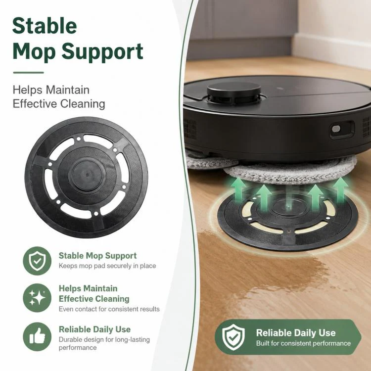 For Ecovacs DEEBOT X1 OMNI / X1 TURBO / X1S PRO Replacement Parts, Black Mop Pad Holder - Image 6