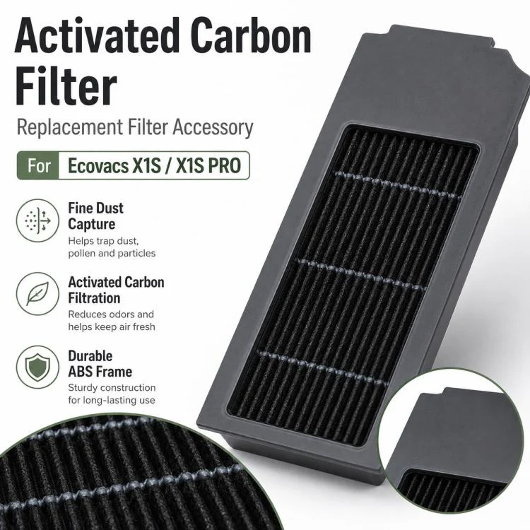 For Ecovacs DEEBOT X1S / X1S Pro Replacement Parts, Activated Carbon Filter - Image 8