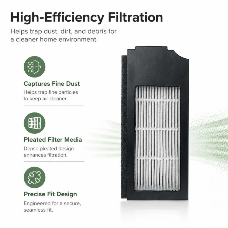 For Ecovacs DEEBOT X1S / X1S Pro Replacement Parts, Black Filter - Image 3