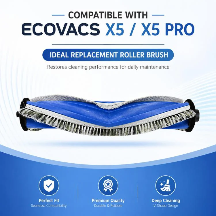 For Ecovacs DEEBOT X5 / X5 Pro / X5 Max / X5 Pro Plus Replacement Parts, Main Brush - Image 7
