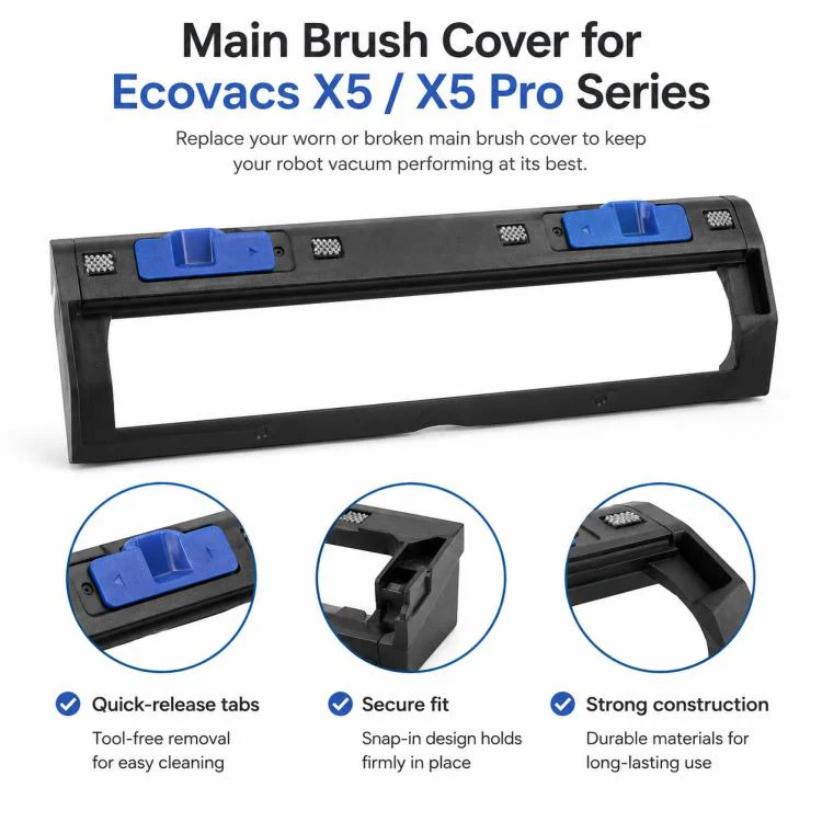 For Ecovacs DEEBOT X5 / X5 Pro / X5 Max / X5 Pro Plus Replacement Parts, Main Brush Cover - Image 5