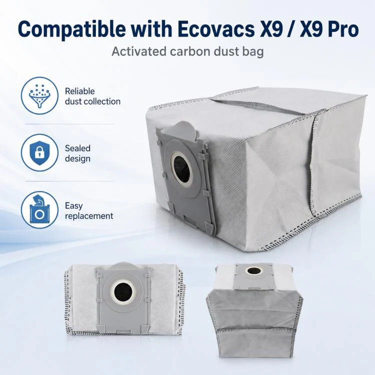 For Ecovacs DEEBOT X9 / X9 Pro Replacement Parts, Activated Carbon Dust Bag - Image 5