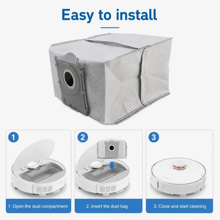 For Ecovacs DEEBOT X9 / X9 Pro Replacement Parts, Activated Carbon Dust Bag - Image 7