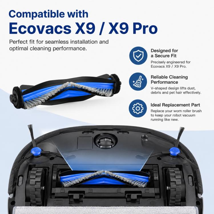 For Ecovacs DEEBOT X9 / X9 Pro Replacement Parts, Main Brush - Image 8