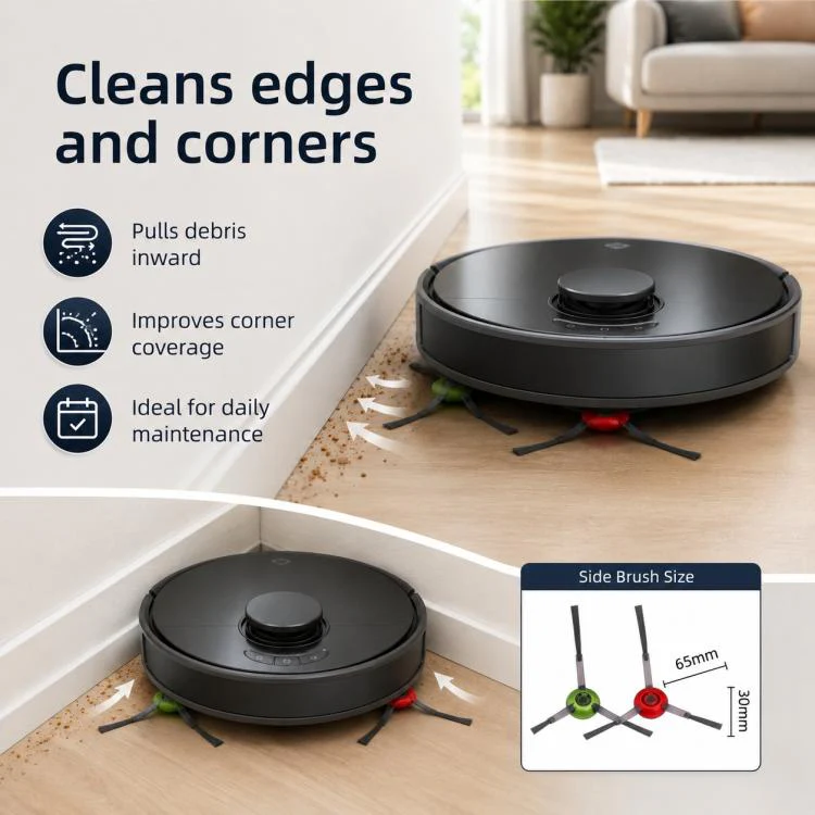 For Ecovacs Yeedi CC Robot Vacuum Mop Replacement Parts, Specification:Dual Side Brush - Image 7