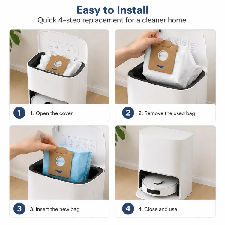 For Ecovacs Yeedi CC Robot Vacuum Mop Replacement Parts, Specification:Dust Bag - Image 6