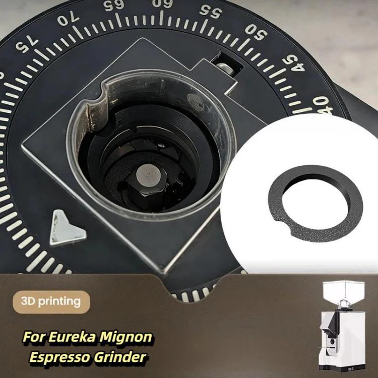 For Eureka Mignon Espresso Grinder Anti-Popcorn & Anti-Static Disk Burr Carrier(Black) - Image 2