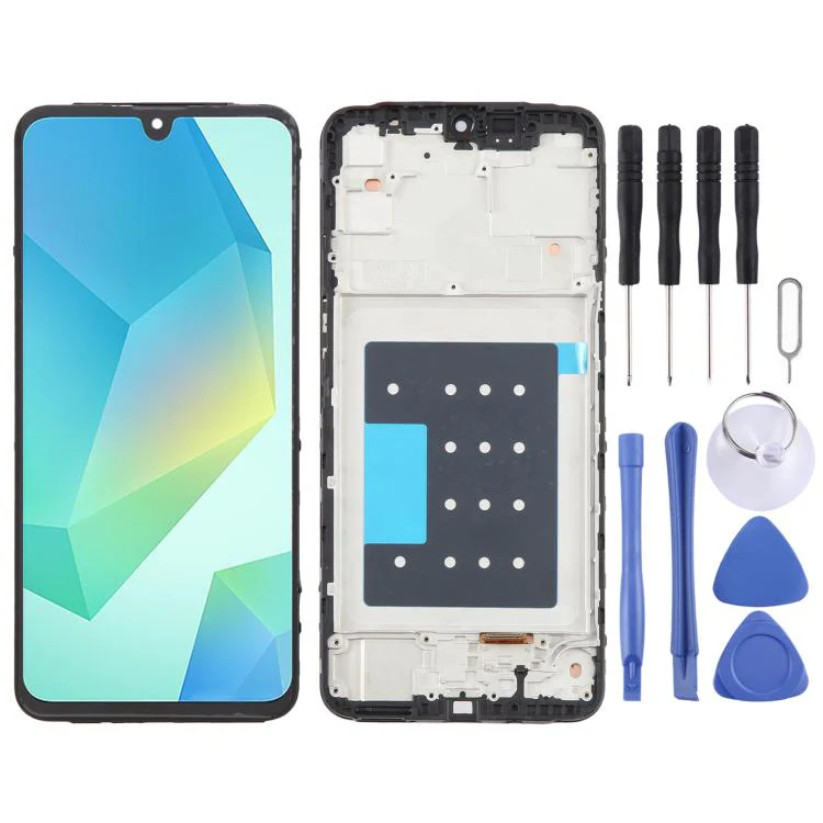 For Galaxy A16 5G SM-A166U US Version Original LCD Screen Digitizer Full Assembly with Frame