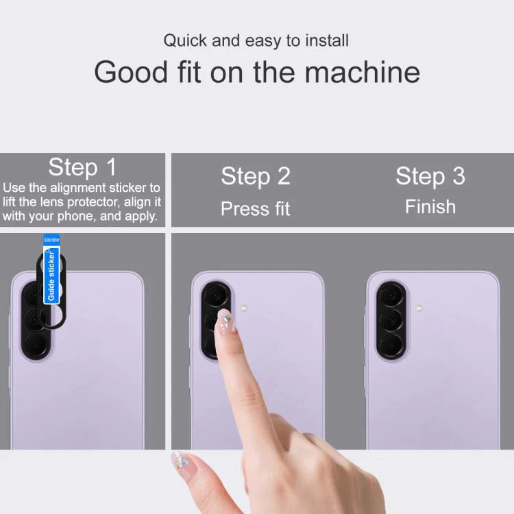 For Galaxy A37 5G / A57 5G IMAK Metal Camera Lens Protector Cover - Image 6