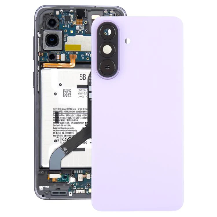 For Galaxy A37 SM-A376B OEM Battery Back Cover with Camera Lens Frame(Purple)