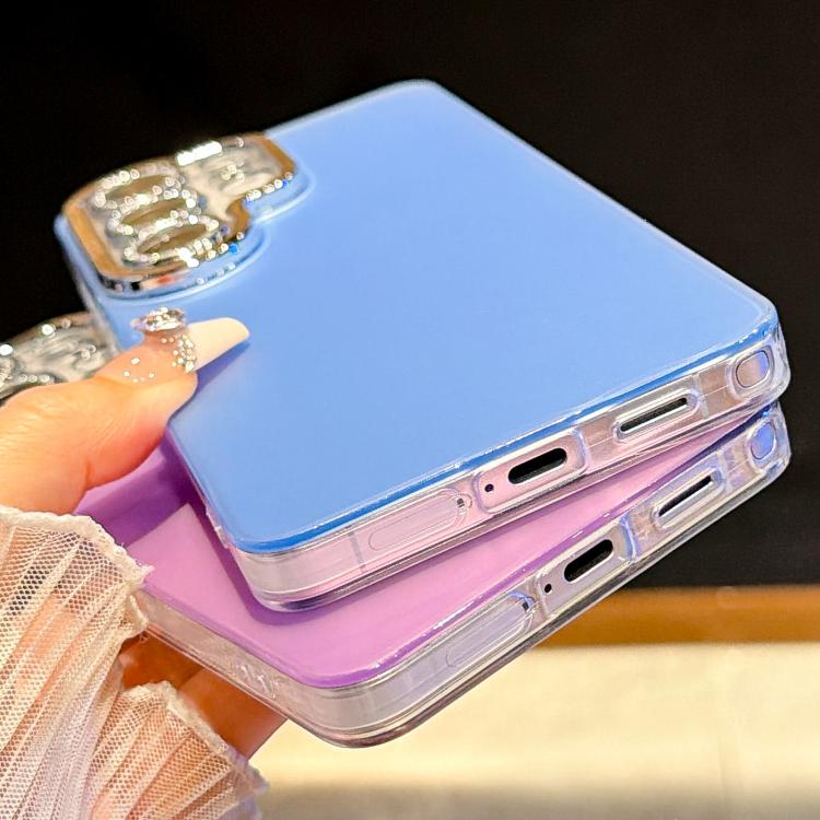 For Galaxy S26+ 5G Dopamine Color Skin-Friendly IMD Phone Case with Beaded Wrist Strap(Pink) - Image 5