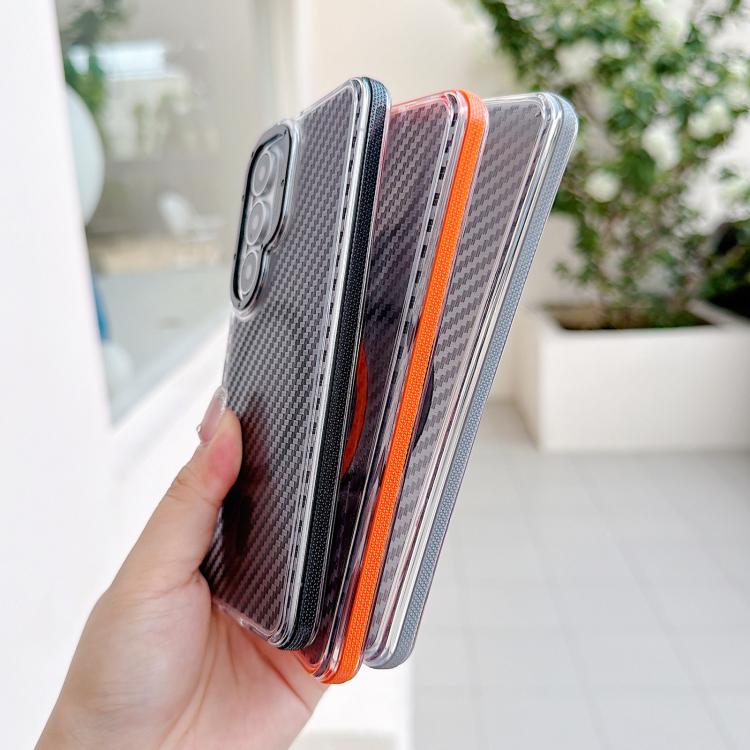 For Galaxy S26+ 5G Dual-Color Carbon Fiber Texture Magsafe Phone Case(Gray) - Image 4