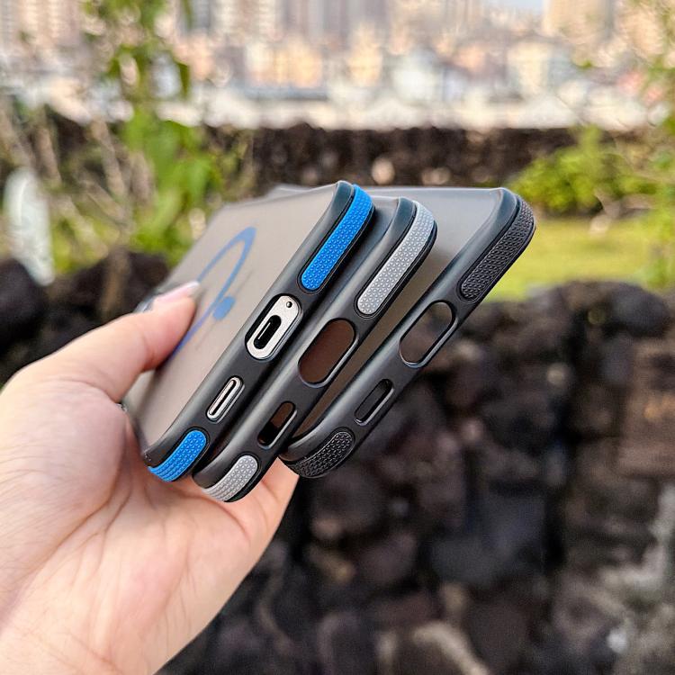 For Galaxy S26 5G Dual Color Skin Feel Magnetic Phone Case(Blue) - Image 5