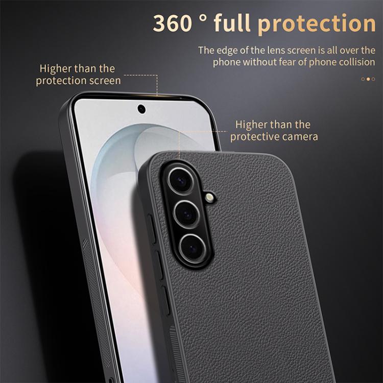 For Galaxy S26 5G HUIYI Leather Magnetic Phone Case(Brown) - Image 5