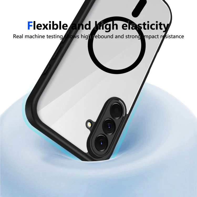 For Galaxy S26+ 5G Matte PC Skin-feel Magnetic Shockproof Phone Case(Black) - Image 5