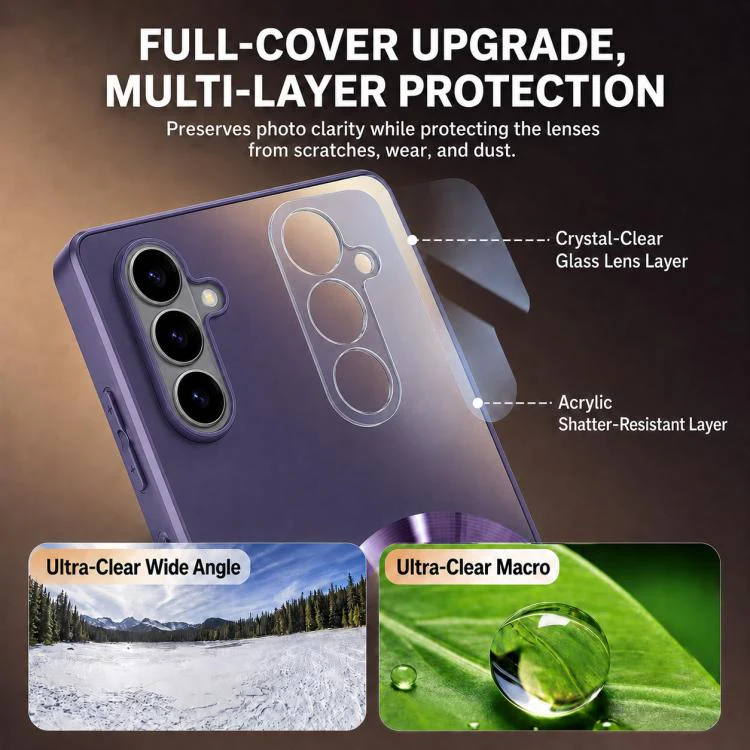 For Galaxy S26+ 5G Vacuum Electroplated Magnetic Phone Case(Black) - Image 5