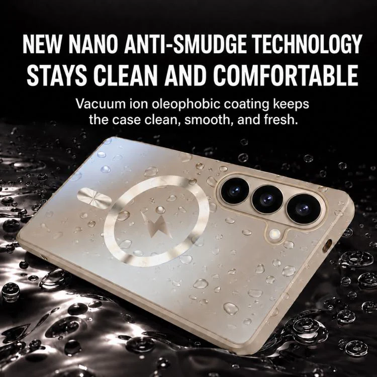 For Galaxy S26+ 5G Vacuum Electroplated Magnetic Phone Case(Gold) - Image 8
