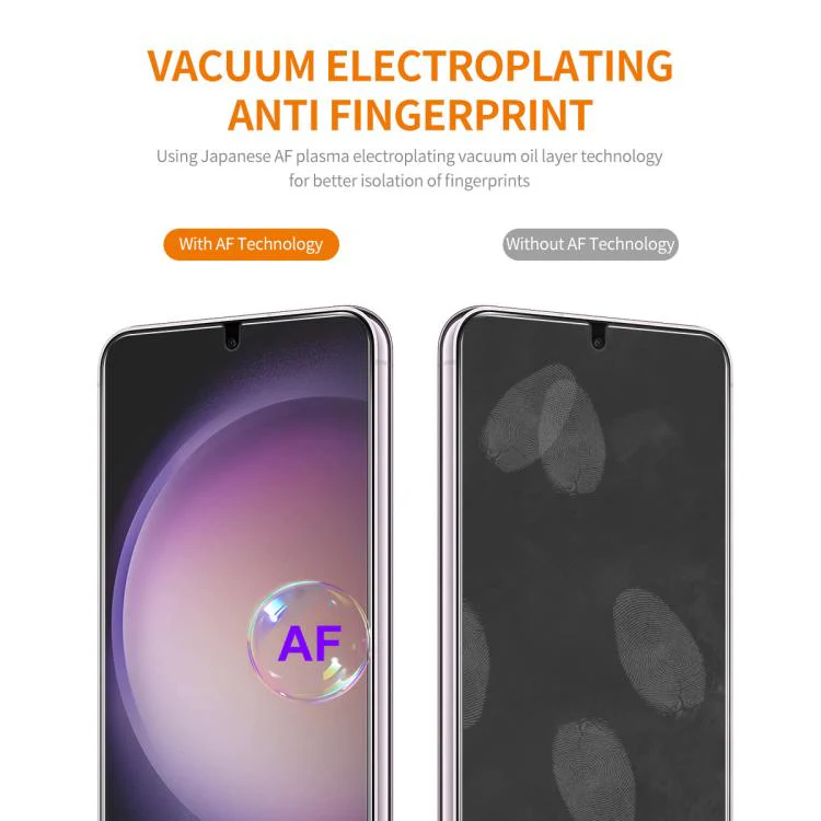 For Galaxy S26 FE 5G 2pcs ENKAY 0.18mm High Aluminum-silicon Tempered Glass Film, Support Ultrasonic Fingerprint Unclock - Image 5