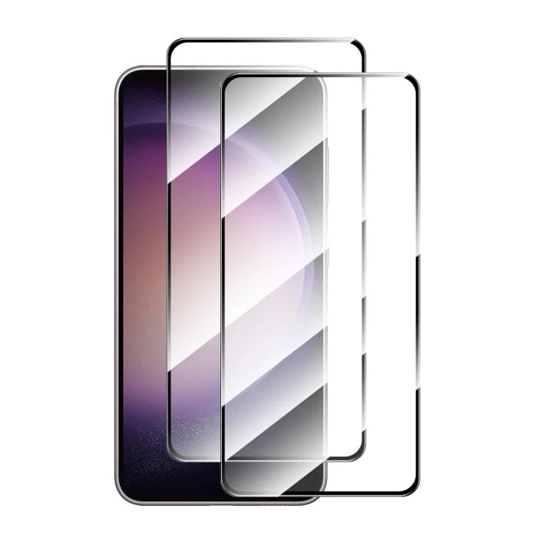 For Galaxy S26 FE 5G 2pcs ENKAY Hat-Prince 0.18mm High Aluminum-silicon Tempered Glass Film, Support Ultrasonic Fingerprint Unclock
