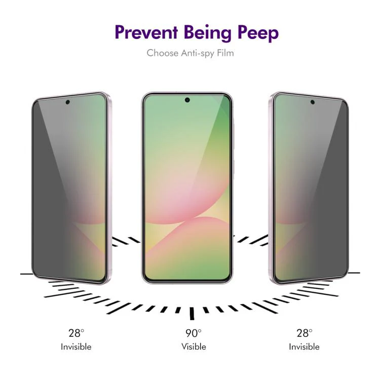 For Galaxy S26 FE 5G 2pcs ENKAY Hat-Prince 28 Degree Anti-peeping Privacy Tempered Glass Film - Image 2