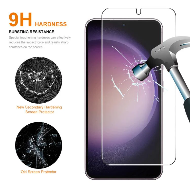 For Galaxy S26 FE 5G ENKAY 0.18mm High Aluminum-silicon Tempered Glass Film, Support Ultrasonic Fingerprint Unclock - Image 2