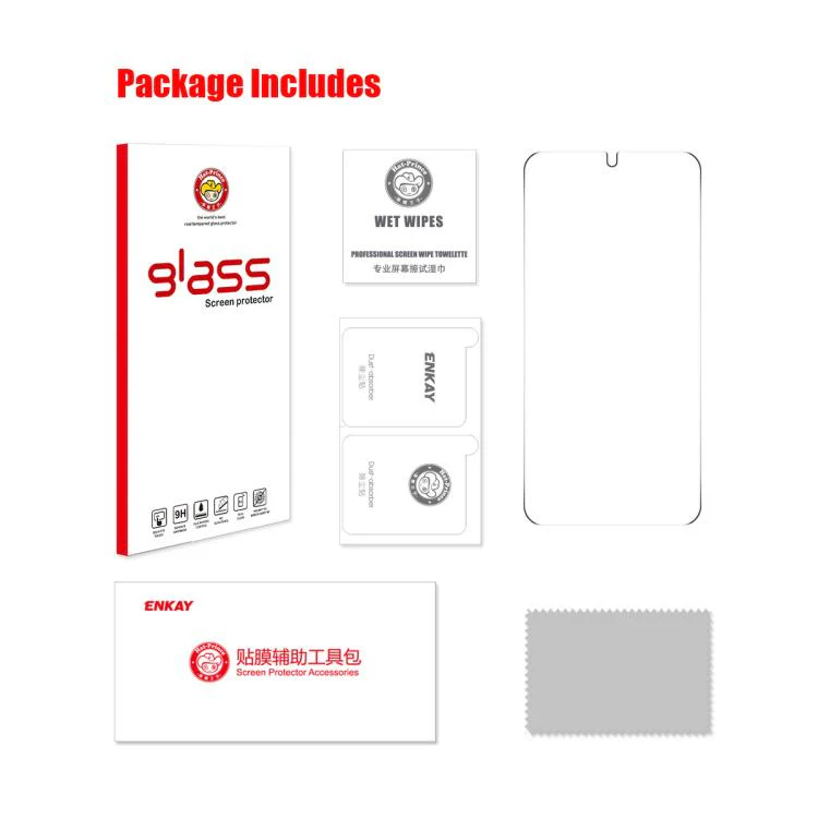 For Galaxy S26 FE 5G ENKAY 0.18mm High Aluminum-silicon Tempered Glass Film, Support Ultrasonic Fingerprint Unclock - Image 8