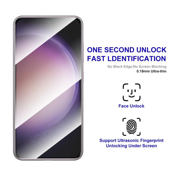 For Galaxy S26 FE 5G ENKAY Hat-Prince 0.18mm High Aluminum-silicon Tempered Glass Film, Support Ultrasonic Fingerprint Unclock - Image 3