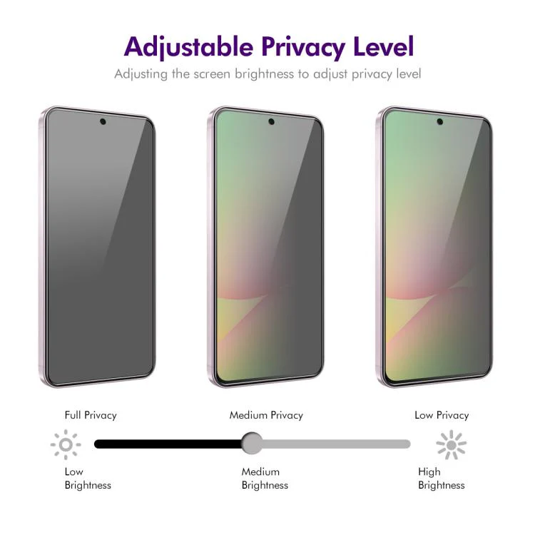 For Galaxy S26 FE 5G ENKAY Hat-Prince 28 Degree Anti-peeping Privacy Silk Screen Tempered Glass Film - Image 3