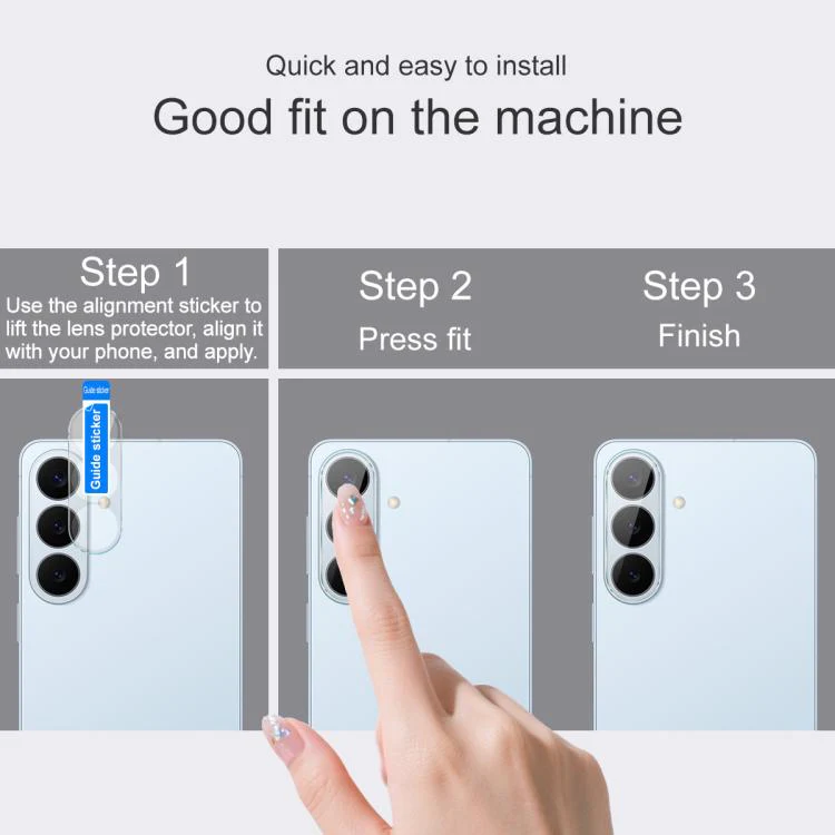 For Galaxy S26 FE 5G IMAK Rear Camera Lens Glass Film Thin Version - Image 4
