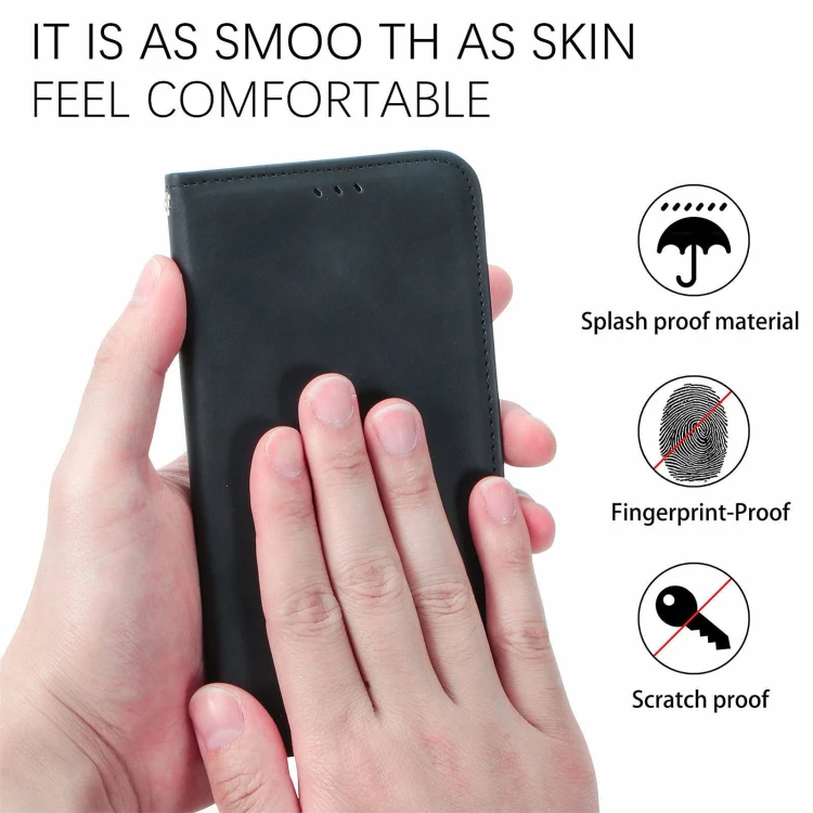 For Galaxy S26 FE 5G Retro Skin Feel Magnetic Leather Phone Case(Black) - Image 7