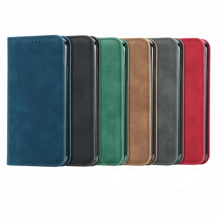 For Galaxy S26 FE 5G Retro Skin Feel Magnetic Leather Phone Case(Red) - Image 8