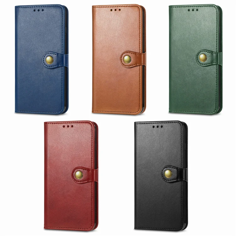 For Galaxy S26 FE 5G Retro Solid Color Buckle Leather Phone Case(Brown) - Image 6