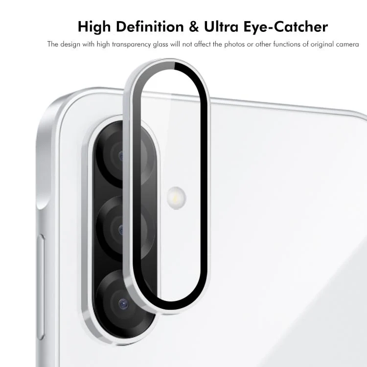 For Galaxy S26 FE ENKAY Hat-Prince 9H Rear Camera Lens Aluminium Alloy Tempered Glass Film(Sierra Blue) - Image 2